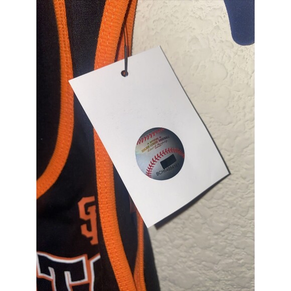 new MLB baseball SF Giants Baseball san francisco tank top 4Her sports Black L - Picture 3 of 6